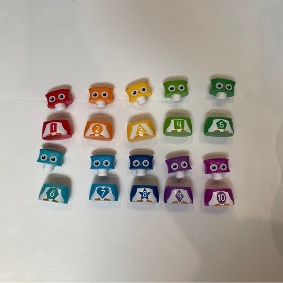 Learning Resources Snap-n-learn Rainbow Owls - Picture 3 of 7